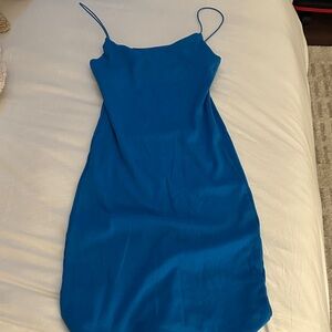 Zara Vibrant Blue Mini Dress